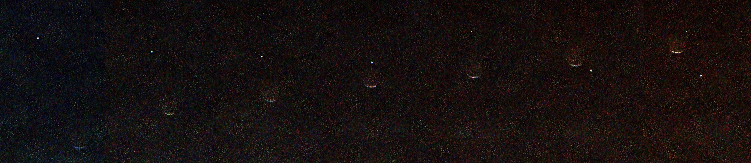 Composite sequence: Earth appears as a point of light as Phobos passes in front of it.